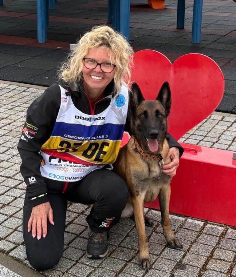 Gudrun mit Kay Lynn startete bei der WM in Rumänien
